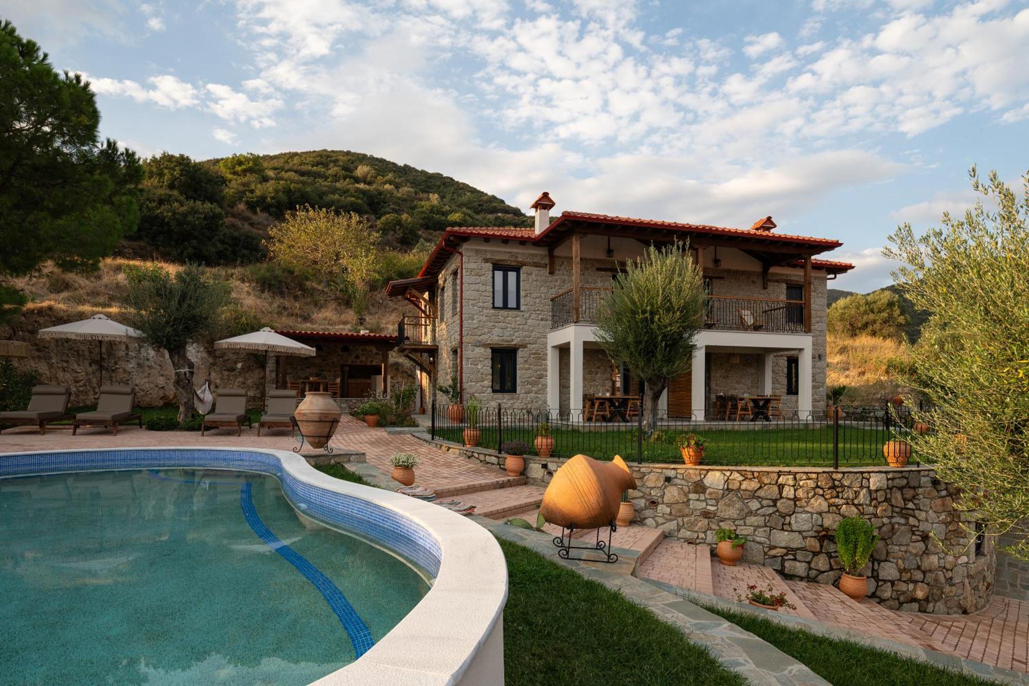 Lithos Villas Apollon Sykia Chalkidikis Esterno foto